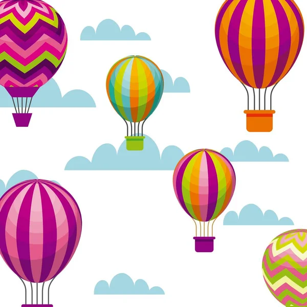 Ballon à air coloré — Image vectorielle