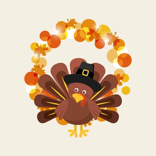 Happy thanksgiving card — Stock Vector