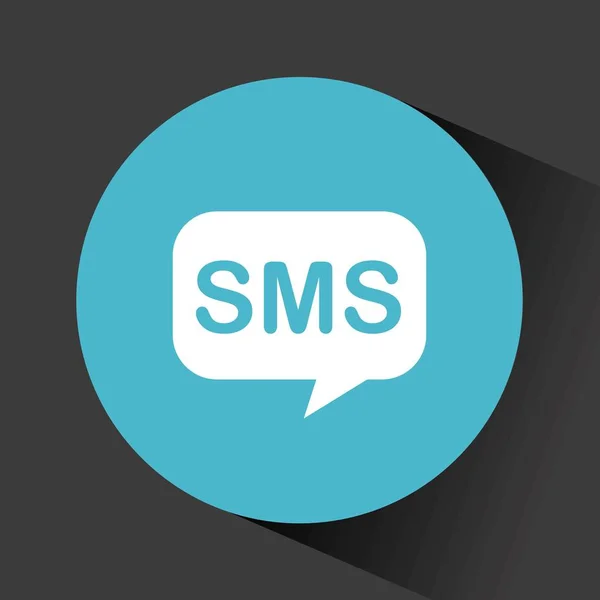 SMS tekstballon — Stockvector