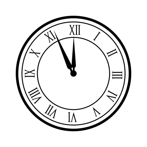 Orologio ora icona — Vettoriale Stock