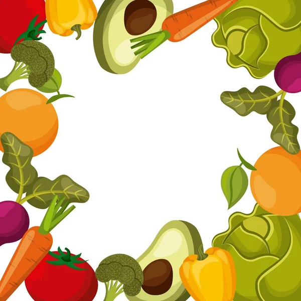 Icono de alimentos vegetales — Archivo Imágenes Vectoriales