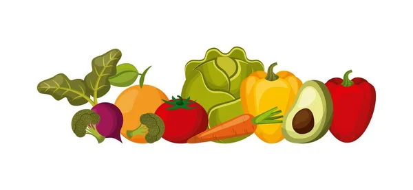 Ícone de comida vegetal — Vetor de Stock