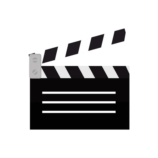 Clapper film film icône design — Image vectorielle