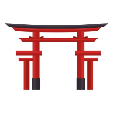 Japonya seyahat yakın kapı simgesi