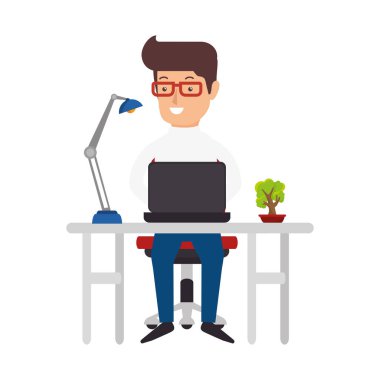 Avatar kişi çalışma simgesi