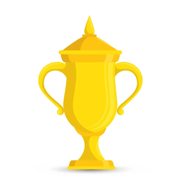 Trophy winner tennis game — Stock Vector