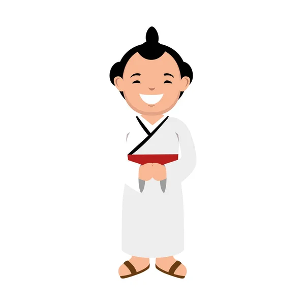 字符的相扑选手日本 — 图库矢量图片