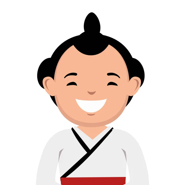 字符的相扑选手日本 — 图库矢量图片