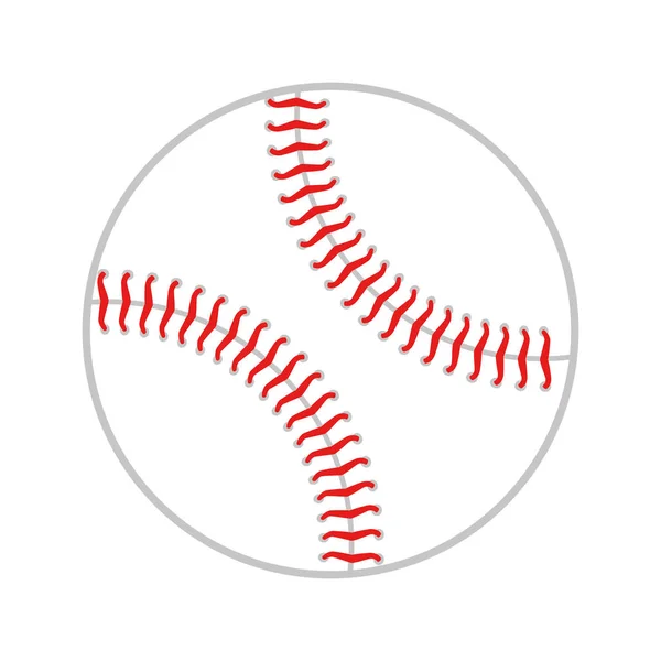 Symbolgrafik für Baseball — Stockvektor
