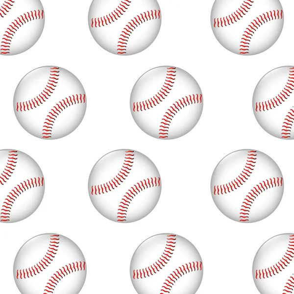 Icône balle de baseball graphique — Image vectorielle