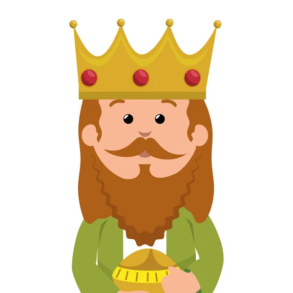 Mądry człowiek trzech króli manger znaków — Wektor stockowy
