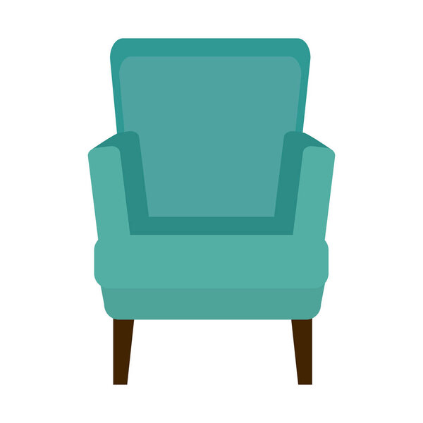 chair confortable isolated icon