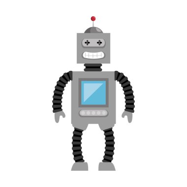 robot oyuncak çocuk izole simgesi