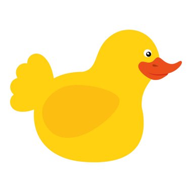 ördek oyuncak çocuk izole simgesi