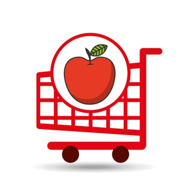 elma e-ticaret alışveriş sepeti grafiği