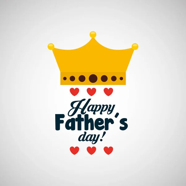 Viering gelukkig vaders dag belettering — Stockvector