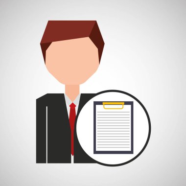 işadamı karakter Pano kavramı