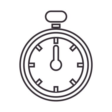 Chronometre izlemek izole simgesi