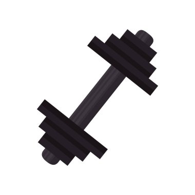 ağırlık kaldırma spor salonu izole simgesi