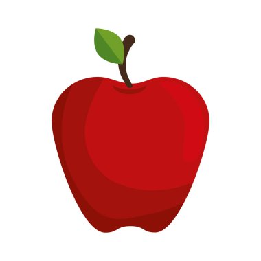 elma taze meyve izole simgesi