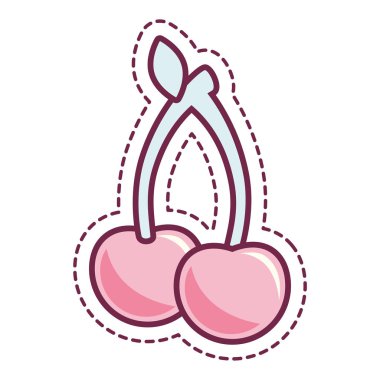 taze meyve izole simgesi