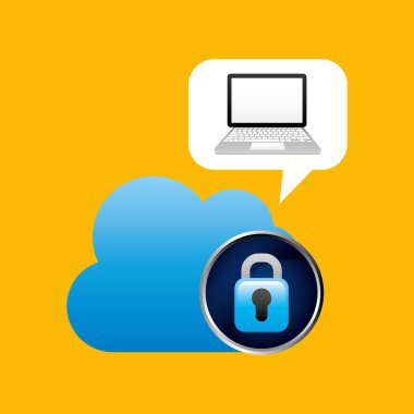 teknoloji laptop bulut koruma güvenlik
