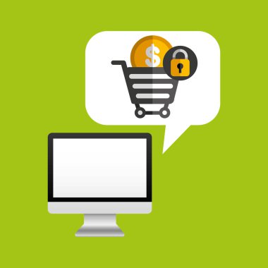 bilgisayar koruma para sikke simge tasarım