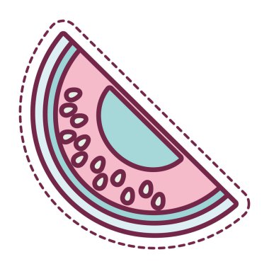 taze meyve izole simgesi