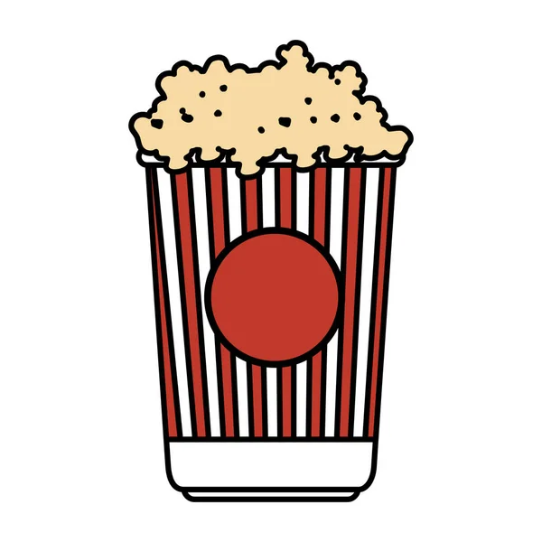 Leckere Popcorn-Ikone — Stockvektor