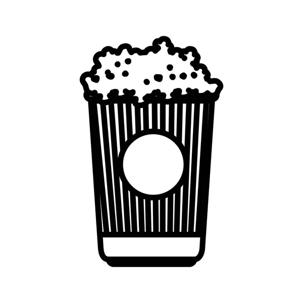 Leckere Popcorn-Ikone — Stockvektor
