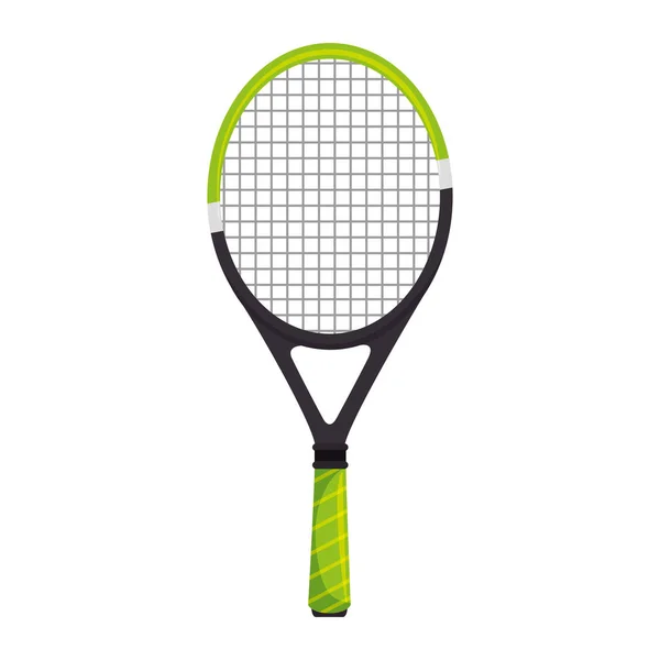 Raqueta de tenis equipo icono — Vector de stock