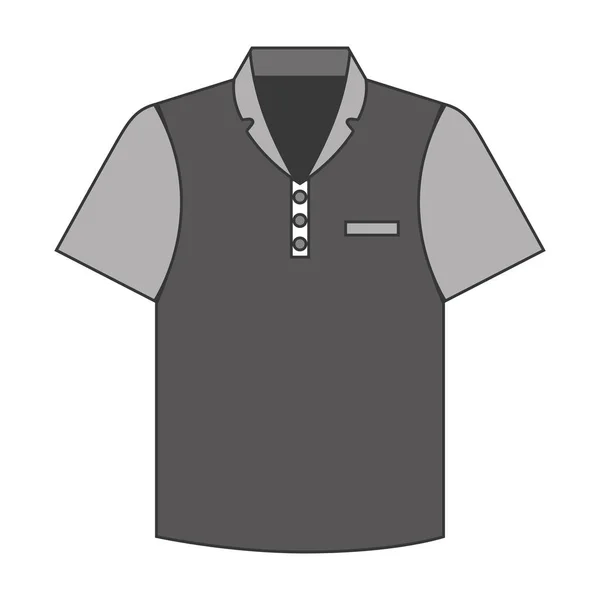 Camiseta de tenis icono uniforme — Vector de stock