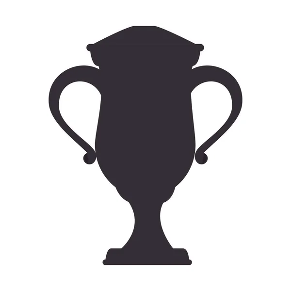 Trophée championnat icône de tennis — Image vectorielle