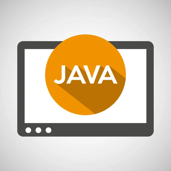 Web-Entwicklung Java-Technologie — Stockvektor