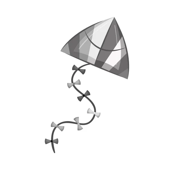 Cerf-volant jouet isolé icône — Image vectorielle