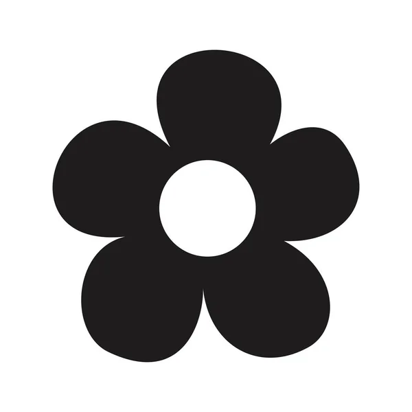 Icône cadre élégant floral — Image vectorielle