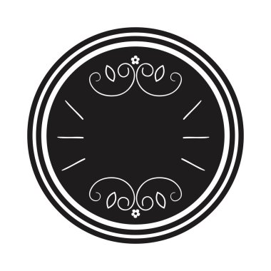 zarif çerçeve çizim izole simgesi