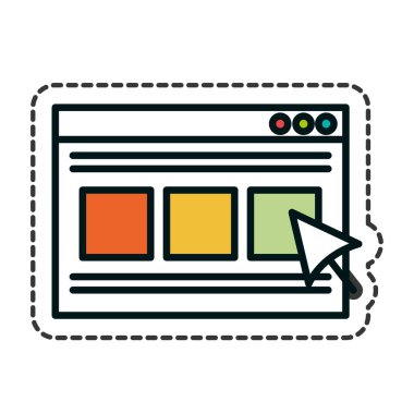 Şablon Web sayfası ok yükleme ile