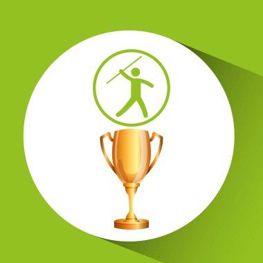 siluet adam cirit atlet kupa