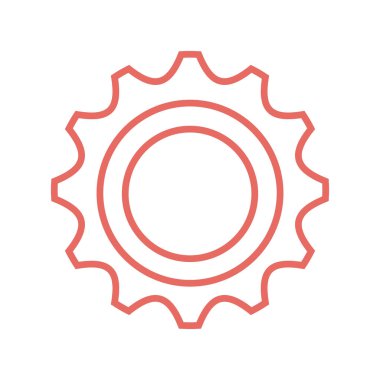 izole simge ayarlama dişli