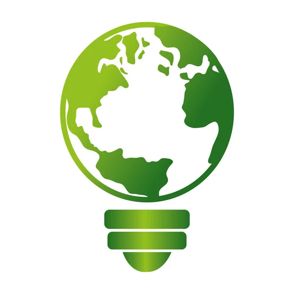 Energy alternative ecology symbol — Stock Vector