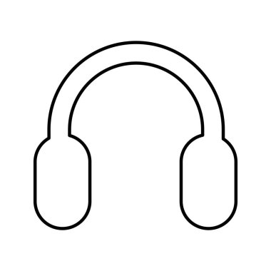kulaklık ses aygıtı izole simgesi