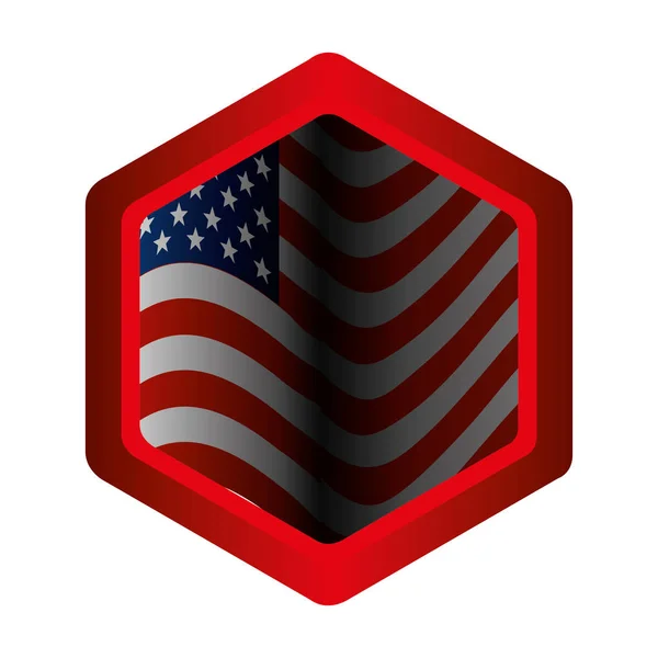 Emblème des États-Unis d'Amérique — Image vectorielle