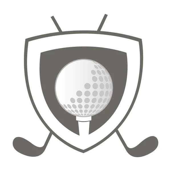 Club de golf icône du sport — Image vectorielle
