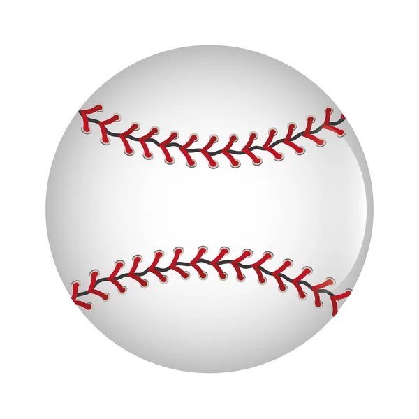 Baseball ball icon graphic — Stock Vector