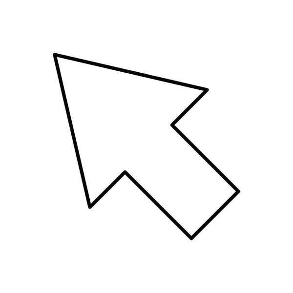 Pfeilzeiger-Cursor-Symbol — Stockvektor