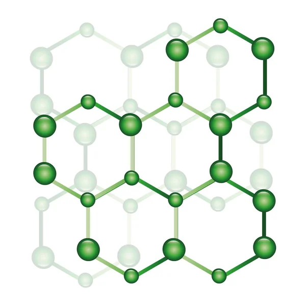 Struttura molecolare del DNA — Vettoriale Stock