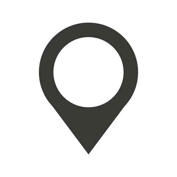 PIN aanwijzer locatiepictogram — Stockvector