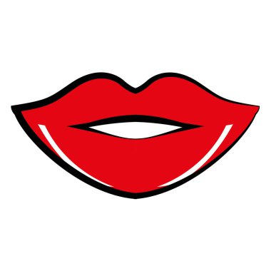 dudaklar komik pop sanat