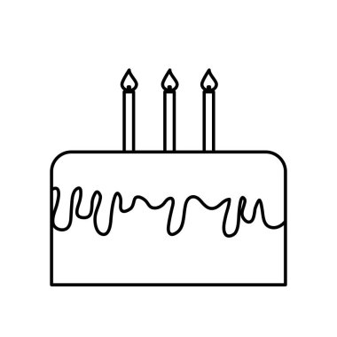 lezzetli tatlı pasta simgesi